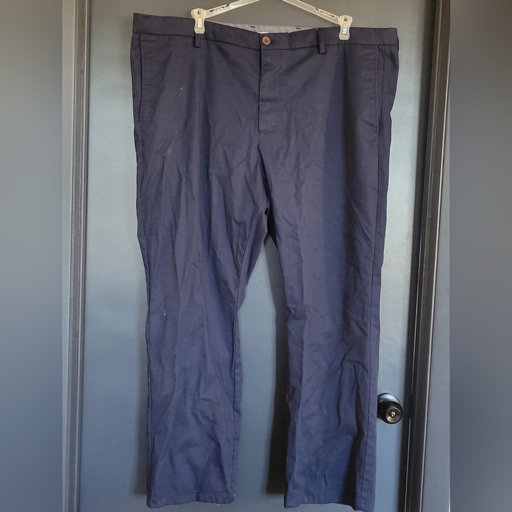 Men's 44x30 casual straight pants in blue